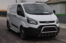 FORD TRANSIT TOURNEO CUSTOM CHROME AXLE NUDGE A-BAR BULL BAR 2012 ONWARDS