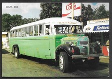 Postcard MALTA bus Canadian