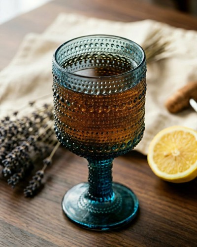 Vintage style hobnail glass - style,