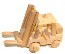 Wooden Forklift Truck -