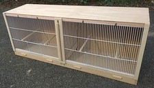 Double Finch Breeding Cage  38" x 15 x 12.