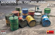 MIN35615 - Miniart 1:35 - Modern Oil Drums (200l)