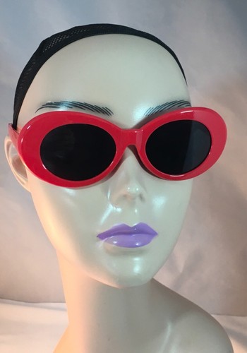 Red kurt cobain sunglasses - red,, cobain,