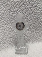 Galway Irish Crystal Clock 5 1/2" Tall
