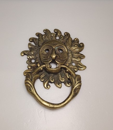 Vintage brass door knocker - vintage,