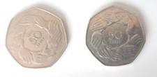 2 x1973 CIRCULATED 50p EEC