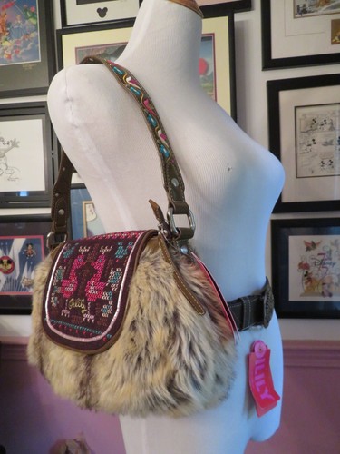 Oilily faux fur embroidered - faux,