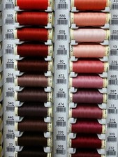 Gutermann Sew All Thread 100% Polyester x 100m Red Peach Pink Hand and Machine