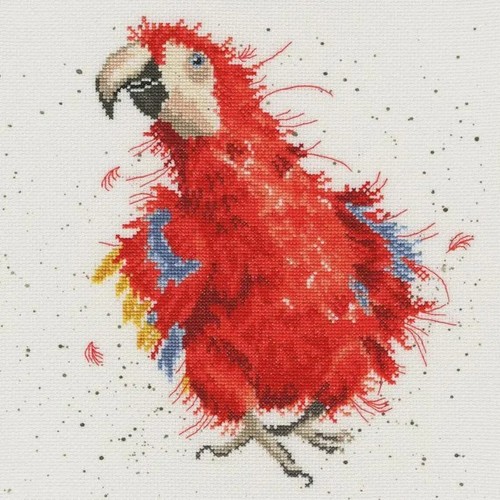 Parrot parade counted cross - parrot,