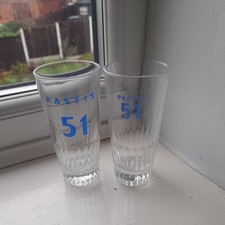 Pastis 51  Ribbed  Tumbler Glass like ricard or pernod french aperitif drink bar