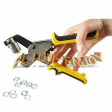 New Hand Press Grommet Punching Machine Tool for Eyelet #4 (10.5mm) Hole Puncher
