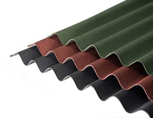 Bitumen corrugated roof - bitumen,
