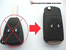 2 button flip key case upgrade for Chrysler Dodge Jeep remote key fob