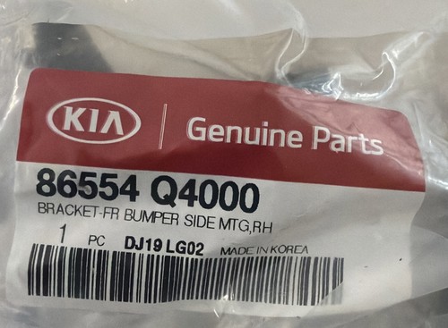 Kia bracket bumper side - fr,