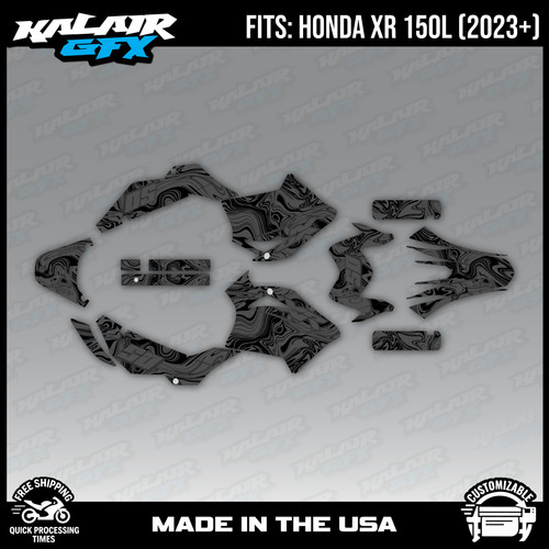 Graphics kit for honda xr150l - graphics,