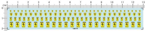 Water slide decals - water, different