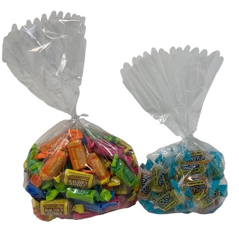 Clear cellophane sweet gift - cellophane,
