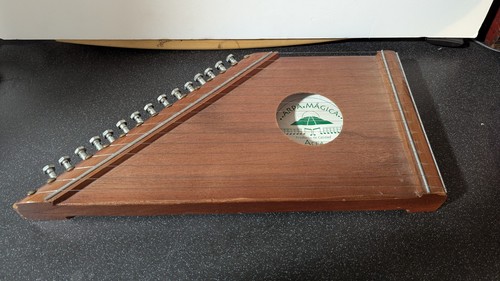Vintage zither lap harp arpa - zither,