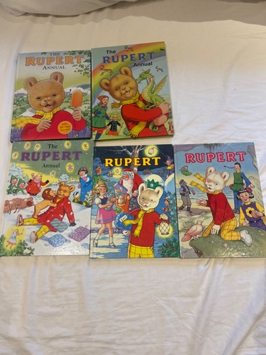 Rupert bear vintage books - bear,