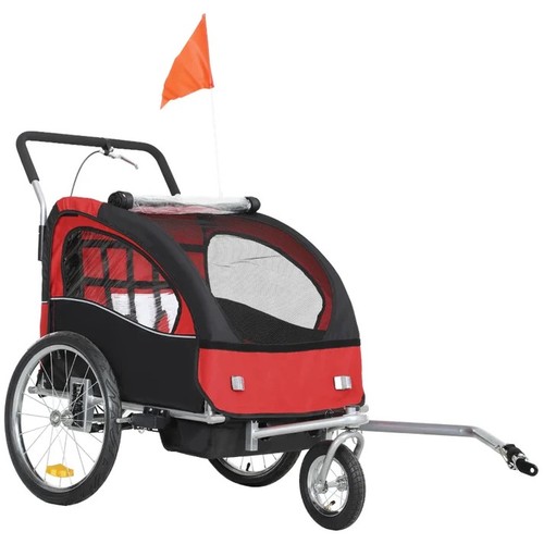 Homcom seat bike trailer - homcom,