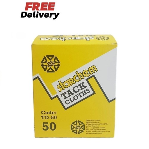 Starchem tack cloths qty - tack, 15