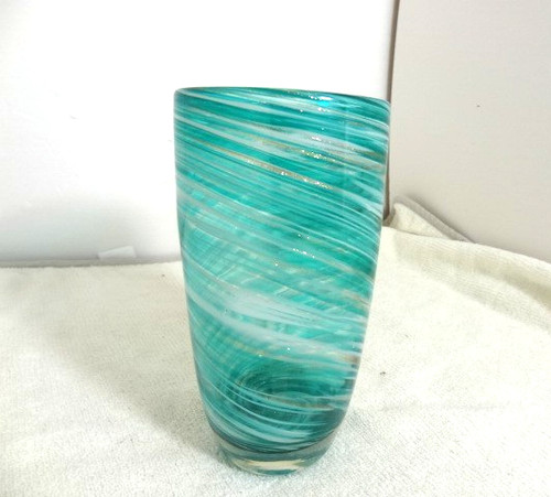Hand blown glass - hand, glass: