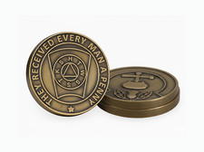 Masonic Mark Token Standard Scottish Constitution Penny with Custom Engraving