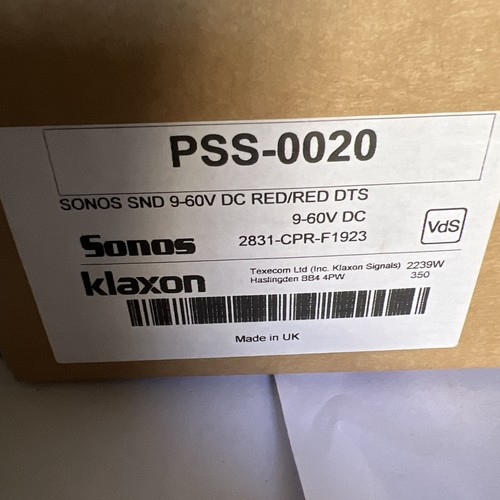 Klaxon pss 0020 - klaxon, sounder