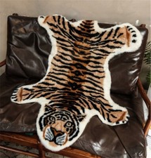 Animal Print Area Rug Faux