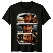 The Good, the Bad and the Ugly (1966) Movie Poster Inspired T-Shirt Retro Tee