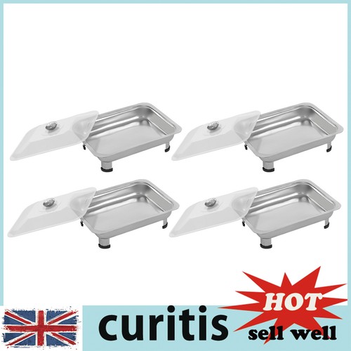 4pcs buffet trays with lids - trays,