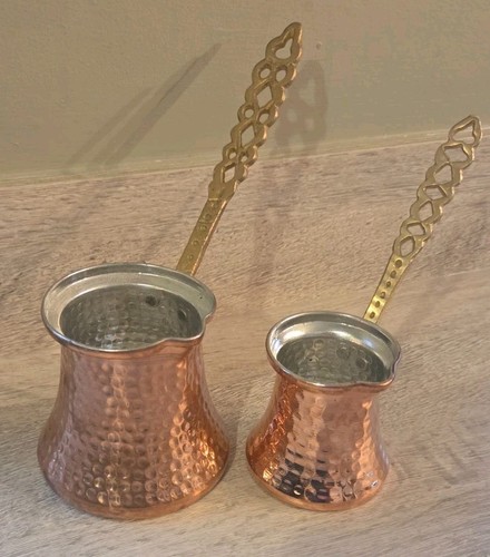 Set hammered copper - of,