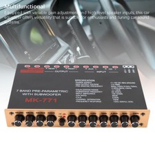 *7 Band Car Graphic Equalizer