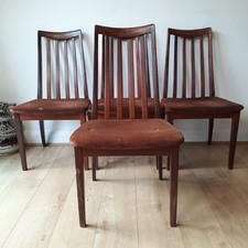 G Plan Fresco Dining Chairs Set Four for Restoration Sturdy 70's 🚚 Available 🚚