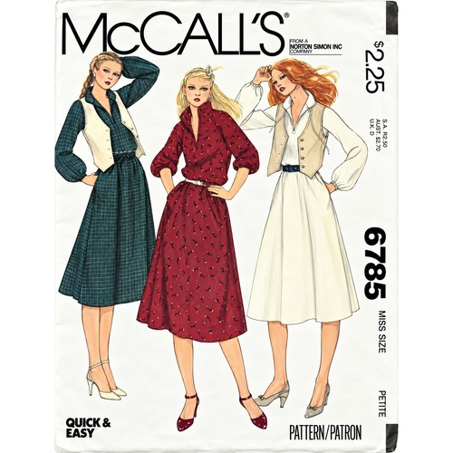Vintage 6785 mccalls sewing - vintage,