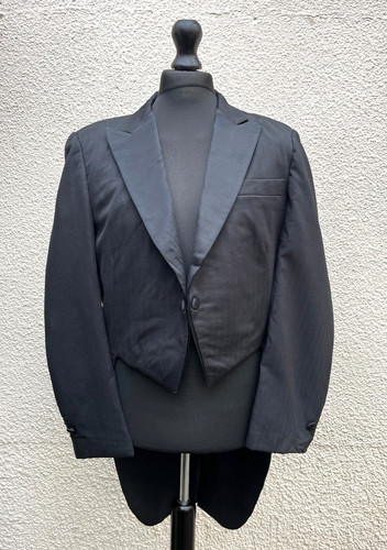 Traditional black wool - traditional, formal