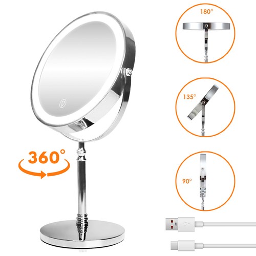 Double sided makeup mirror - double,
