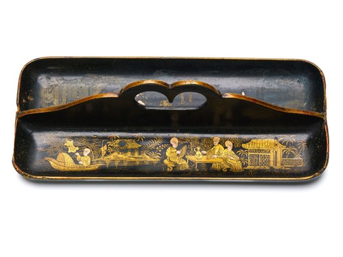 Chinese lacquer papier - papier, mache
