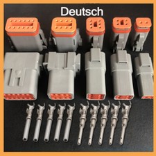 Deutsch DT Series Multi Plug Waterproof Connector 2 3 4 6 8 12 Way Pin Kit