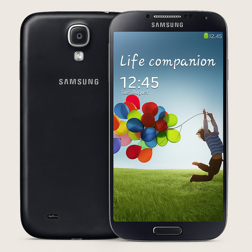 Samsung galaxy black white - s4,