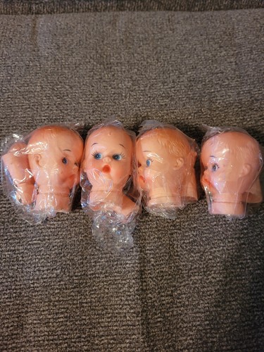 Vintage rubber doll face - vintage,