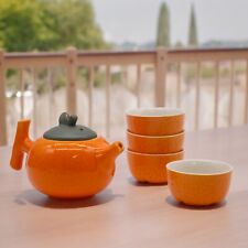 Chinese Orange Tea Set -