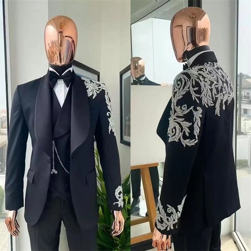 Luxury appliques men - appliques, suits