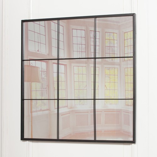 Large window mirror black - large,