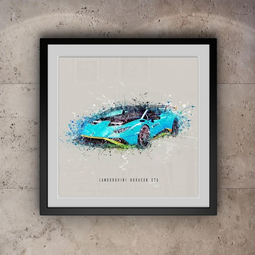 Lamborghini huracan sto poster - lamborghini,