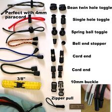 Cord Lock Toggle Stopper Clip Clamp Cord End Drawstring Buckle Shoelace Clothing