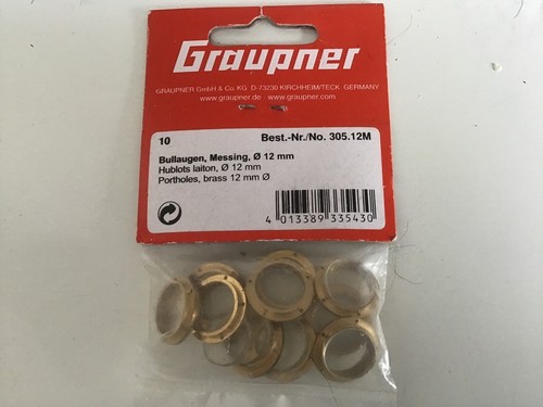 Graupner brass portholes 12mm - graupner,