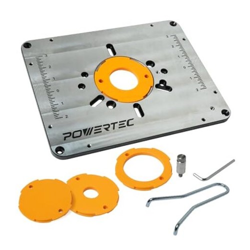 Aluminum router table insert - aluminum,