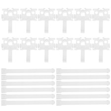  12 Sets Vertical Blind Replacement Blinds Rod Repair Kit Parts Tabs