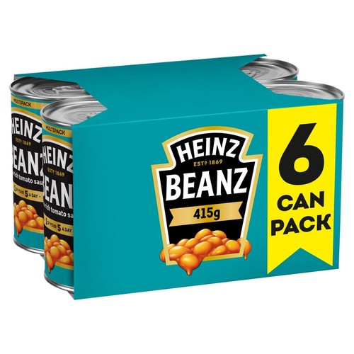 Heinz tinned baked beans - tinned,